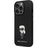 Karl Lagerfeld KLHCP14LSMHKNPK iPhone 14 Pro 6.1" czarny/black Silicone Ikonik Metal Pin na NearMe.pl