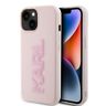 Karl Lagerfeld KLHCP15M3DMBKCP iPhone 15 Plus / 14 Plus 6.7" różowy/pink hardcase 3D Rubber Glitter Logo na NearMe.pl