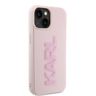 Karl Lagerfeld KLHCP15M3DMBKCP iPhone 15 Plus / 14 Plus 6.7" różowy/pink hardcase 3D Rubber Glitter Logo na NearMe.pl