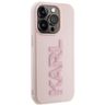 Karl Lagerfeld KLHCP15X3DMBKCP iPhone 15 Pro Max 6.7" różowy/pink hardcase 3D Rubber Glitter Logo na NearMe.pl