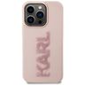 Karl Lagerfeld KLHCP15X3DMBKCP iPhone 15 Pro Max 6.7" różowy/pink hardcase 3D Rubber Glitter Logo na NearMe.pl