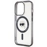 Karl Lagerfeld KLHMP15LHKHNOTK iPhone 15 Pro 6.1" transparent hardcase IML Karl`s Head MagSafe na NearMe.pl