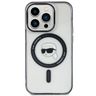 Karl Lagerfeld KLHMP15LHKHNOTK iPhone 15 Pro 6.1" transparent hardcase IML Karl`s Head MagSafe na NearMe.pl