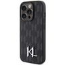Karl Lagerfeld KLHCP15LPKLPKLK iPhone 15Pro 6.1" czarny/black hardcase Leather Monogram Hot Stamp Metal Logo na NearMe.pl