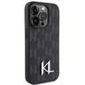 Karl Lagerfeld KLHCP15XPKLPKLK iPhone 15Pro Max 6.7" czarny/black hardcase Leather Monogram Hot Stamp Metal Logo na NearMe.pl