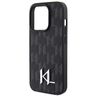 Karl Lagerfeld KLHCP15XPKLPKLK iPhone 15Pro Max 6.7" czarny/black hardcase Leather Monogram Hot Stamp Metal Logo na NearMe.pl