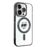 Karl Lagerfeld KLHMP15LHCHNOTK iPhone 15Pro 6.1" transparent hardcase IML Choupette`s Head MagSafe na NearMe.pl