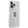 Karl Lagerfeld KLHMP15XHFCKNOT iPhone 15 Pro Max 6.7" transparent hardcase IML Ikonik MagSafe na NearMe.pl