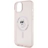 Karl Lagerfeld KLHMP15MHFCCNOP iPhone 15Plus / 14 Plus 6.7" różowy/pink hardcase IML Choupette MagSafe na NearMe.pl