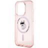 Karl Lagerfeld KLHMP15LHFCCNOP iPhone 15 Pro 6.1" różowy/pink hardcase IML Choupette MagSafe na NearMe.pl