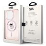 Karl Lagerfeld KLHMP15LHFCCNOP iPhone 15 Pro 6.1" różowy/pink hardcase IML Choupette MagSafe na NearMe.pl