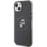 Karl Lagerfeld KLHMP15SHGKCNOK iPhone 15 / 14 / 13 6.1" czarny/black hardcase Karl&Choupette Glitter MagSafe na NearMe.pl