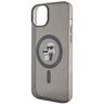 Karl Lagerfeld KLHMP15MHGKCNOK iPhone 15 Plus / 14 Plus 6.7" czarny/black hardcase Karl&Choupette Glitter MagSafe na NearMe.pl