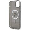 Karl Lagerfeld KLHMP15MHGKCNOK iPhone 15 Plus / 14 Plus 6.7" czarny/black hardcase Karl&Choupette Glitter MagSafe na NearMe.pl