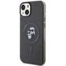 Karl Lagerfeld KLHMP15MHGKCNOK iPhone 15 Plus / 14 Plus 6.7" czarny/black hardcase Karl&Choupette Glitter MagSafe na NearMe.pl