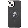 Karl Lagerfeld KLHMP15MHGKCNOK iPhone 15 Plus / 14 Plus 6.7" czarny/black hardcase Karl&Choupette Glitter MagSafe na NearMe.pl