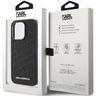 Karl Lagerfeld KLHCP15LPQKPMK iPhone 15 Pro 6.1" czarny/black hardcase Quilted K Pattern na NearMe.pl