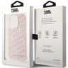 Karl Lagerfeld KLHCP15LPQKPMP iPhone 15 Pro 6.1" różowy/pink hardcase Quilted K Pattern na NearMe.pl