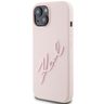 Karl Lagerfeld KLHCP15SSKSBMCP iPhone 15 / 14 / 13 6.1" różowy/pink hardcase Silicone Karl Script na NearMe.pl