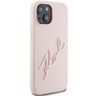 Karl Lagerfeld KLHCP15SSKSBMCP iPhone 15 / 14 / 13 6.1" różowy/pink hardcase Silicone Karl Script na NearMe.pl