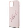 Karl Lagerfeld KLHCP15SSKSBMCP iPhone 15 / 14 / 13 6.1" różowy/pink hardcase Silicone Karl Script na NearMe.pl