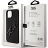 Karl Lagerfeld KLHCP15SSKSBMCK iPhone 15 / 14 / 13 6.1" czarny/black hardcase Silicone Karl Script na NearMe.pl