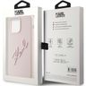 Karl Lagerfeld KLHCP15LSKSBMCP iPhone 15 Pro 6.1" różowy/pink hardcase Silicone Karl Script na NearMe.pl