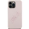 Karl Lagerfeld KLHCP15LSKSBMCP iPhone 15 Pro 6.1" różowy/pink hardcase Silicone Karl Script na NearMe.pl