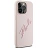 Karl Lagerfeld KLHCP15XSKSBMCP iPhone 15 Pro Max 6.7" różowy/pink hardcase Silicone Karl Script na NearMe.pl