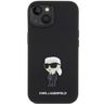 Karl Lagerfeld KLHCP15MSMHKNPK iPhone 15 Plus / 14 Plus 6.7" czarny/black Silicone Ikonik Metal Pin na NearMe.pl