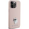 Karl Lagerfeld KLHCP15LSMHCNPP iPhone 15 Pro 6.1" różowy/pink Silicone Choupette Metal Pin na NearMe.pl
