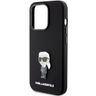 Karl Lagerfeld KLHCP15XSMHKNPK iPhone 15 Pro Max 6.7" czarny/black Silicone Ikonik Metal Pin na NearMe.pl