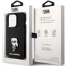 Karl Lagerfeld KLHCP15XSMHKNPK iPhone 15 Pro Max 6.7" czarny/black Silicone Ikonik Metal Pin na NearMe.pl