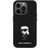 Karl Lagerfeld KLHCP15XSMHKNPK iPhone 15 Pro Max 6.7" czarny/black Silicone Ikonik Metal Pin na NearMe.pl