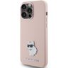 Karl Lagerfeld KLHCP15XSMHCNPP iPhone 15 Pro Max 6.7" różowy/pink Silicone Choupette Metal Pin na NearMe.pl