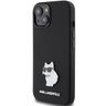 Karl Lagerfeld KLHCP15SSMHCNPK iPhone 15 / 14 / 13 6.1" czarny/black Silicone Choupette Metal Pin na NearMe.pl