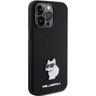 Karl Lagerfeld KLHCP15LSMHCNPK iPhone 15 Pro 6.1" czarny/black Silicone Choupette Metal Pin na NearMe.pl