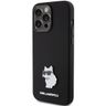 Karl Lagerfeld KLHCP15LSMHCNPK iPhone 15 Pro 6.1" czarny/black Silicone Choupette Metal Pin na NearMe.pl