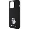 Karl Lagerfeld KLHCP15XSMHCNPK iPhone 15 Pro Max 6.7" czarny/black Silicone Choupette Metal Pin na NearMe.pl