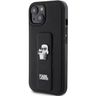 Karl Lagerfeld KLHCP15SGSAKCPK iPhone 15 / 14 / 13 6.1" czarny/black hardcase Gripstand Saffiano Karl&Choupette Pins na NearMe.pl