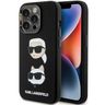Karl Lagerfeld KLHCP15LSDHKCNK iPhone 15Pro 6.1" czarny/black Silicone Karl&Choupette Head na NearMe.pl