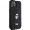 Karl Lagerfeld KLHCP15MGSAKCPK iPhone 15 Plus / 14 Plus 6.7" czarny/black hardcase Gripstand Saffiano Karl&Choupette Pins na NearMe.pl
