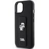 Karl Lagerfeld KLHCP15MGSAKCPK iPhone 15 Plus / 14 Plus 6.7" czarny/black hardcase Gripstand Saffiano Karl&Choupette Pins na NearMe.pl