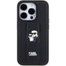 Karl Lagerfeld KLHCP15LGSAKCPK iPhone 15 Pro 6.1" czarny/black hardcase Gripstand Saffiano Karl&Choupette Pins na NearMe.pl