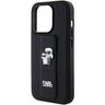 Karl Lagerfeld KLHCP15LGSAKCPK iPhone 15 Pro 6.1" czarny/black hardcase Gripstand Saffiano Karl&Choupette Pins na NearMe.pl