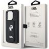 Karl Lagerfeld KLHCP15LGSAKCPK iPhone 15 Pro 6.1" czarny/black hardcase Gripstand Saffiano Karl&Choupette Pins na NearMe.pl