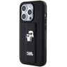 Karl Lagerfeld KLHCP15LGSAKCPK iPhone 15 Pro 6.1" czarny/black hardcase Gripstand Saffiano Karl&Choupette Pins na NearMe.pl