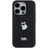 Karl Lagerfeld KLHCP15LGSACHPK iPhone 15 Pro 6.1" czarny/black hardcase Gripstand Saffiano Choupette Pins na NearMe.pl