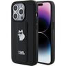 Karl Lagerfeld KLHCP15LGSACHPK iPhone 15 Pro 6.1" czarny/black hardcase Gripstand Saffiano Choupette Pins na NearMe.pl