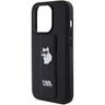 Karl Lagerfeld KLHCP15XGSACHPK iPhone 15 Pro Max 6.7" czarny/black hardcase Gripstand Saffiano Choupette Pins na NearMe.pl